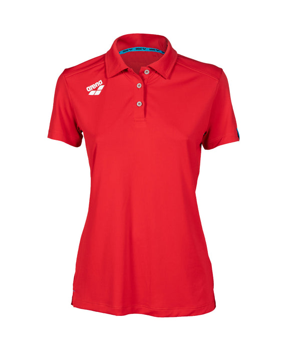 W Team Poloshirt Solid red