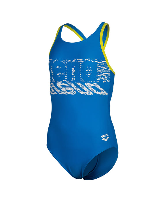 G Shaking Swimsuit V Back One Piece blue-softgreen