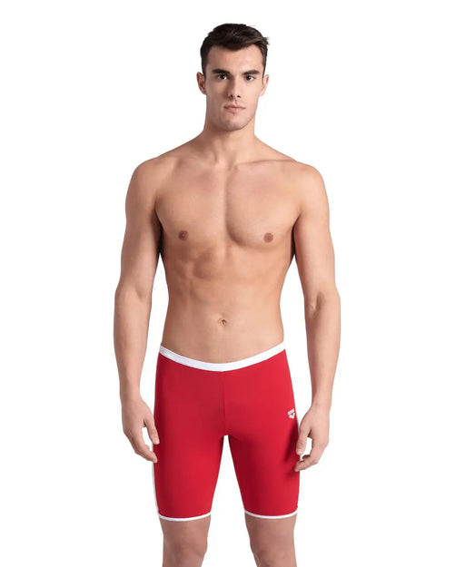 M Icons Swim Jammer Solid red-white Arena