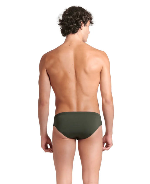 M Team Swim Brief Solid dark sage-white Arena