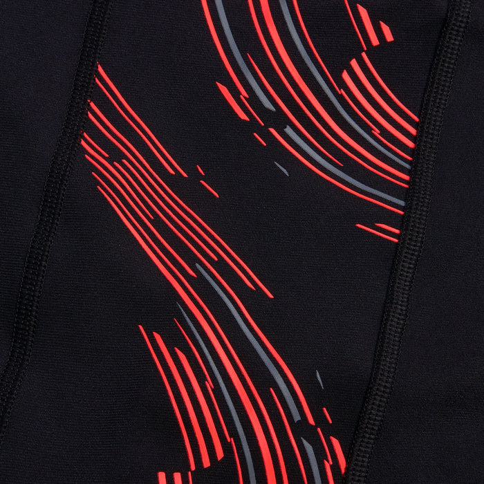 Eco+ Tech Panel Aquashort Black/Red Speedo