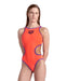 W One Biglogo One Piece bright coral-purple Arena