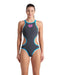 W One Biglogo One Piece in asphaalt-turquoise Arena