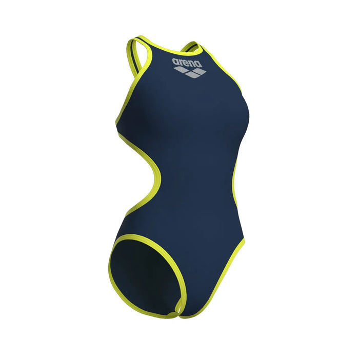 W One Biglogo One Piece navy-soft green Arena