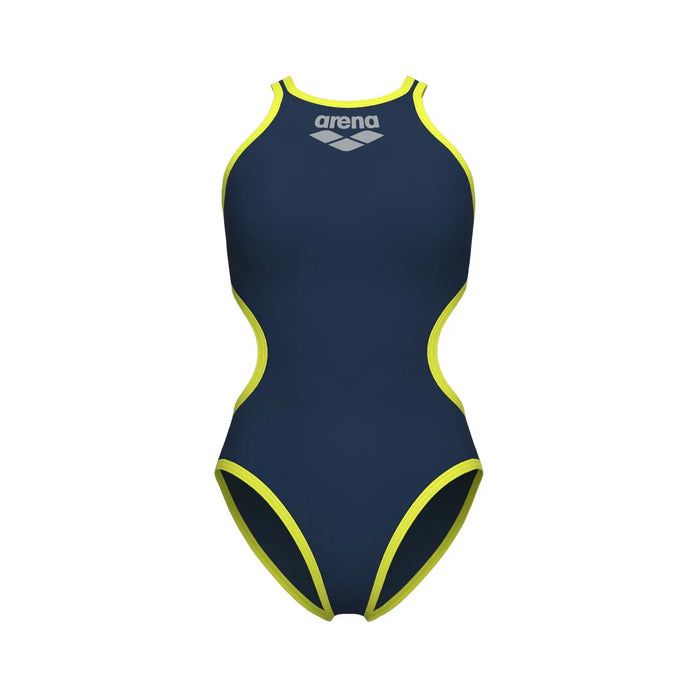 W One Biglogo One Piece navy-soft green Arena