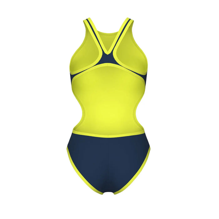 W One Biglogo One Piece navy-soft green Arena