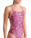 W Pink Dahlia Swimsuit Lace Back shocking pink-multi Arena