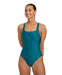 W Solid Swimsuit Control Pro Back B deepteal Arena