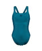 W Solid Swimsuit Control Pro Back B deepteal Arena