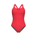 W Swimsuit Swim Pro Solid Team bright-coral/plum Arena