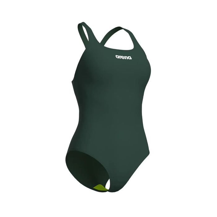 W Swimsuit Swim Pro Solid Team dark-sage/artic-lime Arena