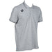 Team Poloshirt Solid Cotton heather-greyr